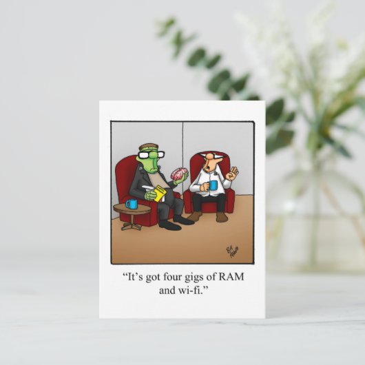 ハロウィーンユーモアポストカード ポストカード (スタンド正面)