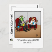 ハロウィーンユーモアポストカード ポストカード (正面/裏面)