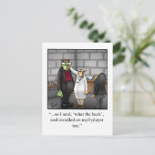 ハロウィーンユーモアポストカード ポストカード (スタンド正面)