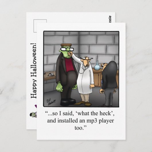 ハロウィーンユーモアポストカード ポストカード (正面/裏面)
