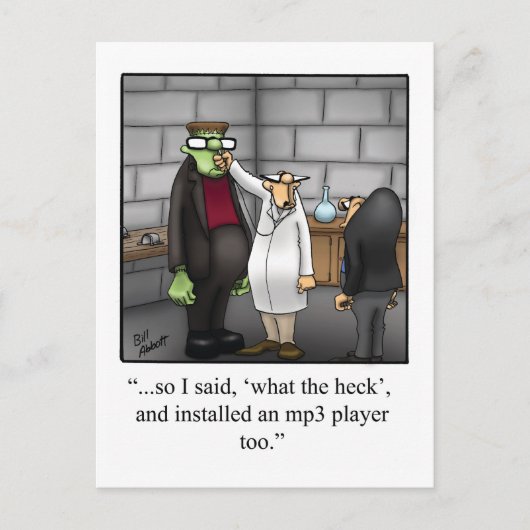 ハロウィーンユーモアポストカード ポストカード (正面)