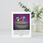 ハロウィーンユーモアポストカード ポストカード (スタンド正面)