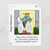 ハロウィーンユーモアポストカード ポストカード (正面/裏面)