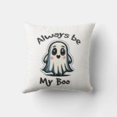 ハロウィーンユーモア幽霊 クッション (裏面)