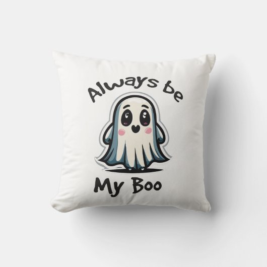 ハロウィーンユーモア幽霊 クッション (正面)