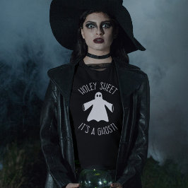 ハロウィーンユーモアTシャツ。ホーリーシートそれが幽霊 Tシャツ
