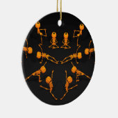 ハロウィーンヨガクラス セラミックオーナメント (右)