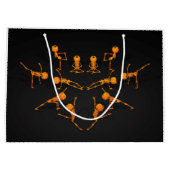 ハロウィーンヨガクラス ラージペーパーバッグ (裏面)