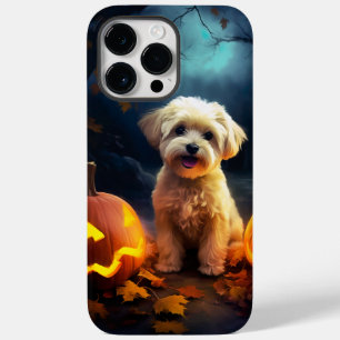 ハロウィーンヨーキプーとカボチャ怖い Case-Mate iPhone 14 PRO MAXケース