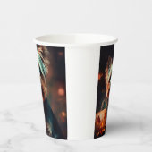 ハロウィーンヨークシャーテリアカボチャ怖い 紙コップ (左)