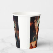 ハロウィーンヨークシャーテリアカボチャ怖い 紙コップ (右)