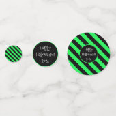 ハロウィーンライン紙プレート コンフェッティ (裏面)