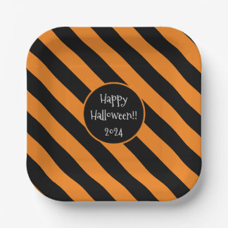 ハロウィーンライン紙プレート ペーパープレート