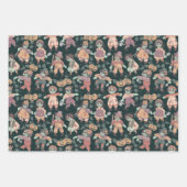 ハロウィーンラグドールゾンビラッピング紙 ラッピングペーパーシート (正面)