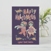 ハロウィーンラグドールゾンビ(3) – グリーティングカード シーズンカード (スタンド正面)