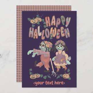 ハロウィーンラグドールゾンビ(3) – グリーティングカード シーズンカード