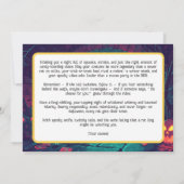 ハロウィーンラチェロボールカード 招待状 (裏面)