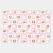 ハロウィーンラッピング紙シートセット3 ラッピングペーパーシート (正面)