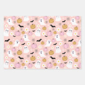 ハロウィーンラッピング紙シートセット3 ラッピングペーパーシート (正面2)