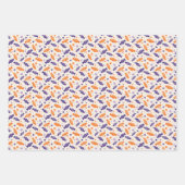 ハロウィーンラッピング紙フラットシートセット3 ラッピングペーパーシート (正面2)