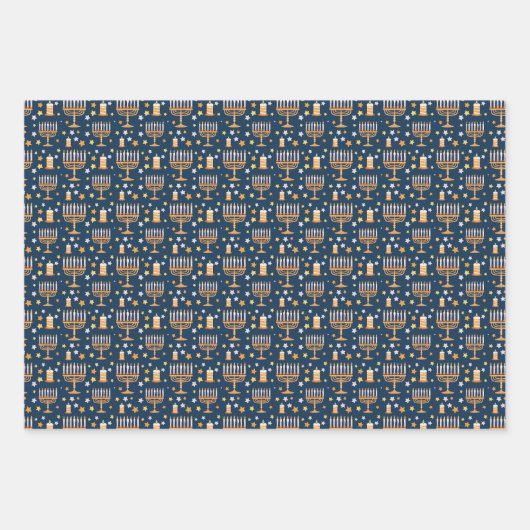 ハロウィーンラッピング紙フラットシートセット3 ラッピングペーパーシート (正面)