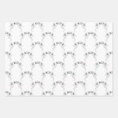 ハロウィーンラッピング紙フラットシートセット3 ラッピングペーパーシート (正面3)