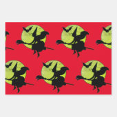 ハロウィーンラッピング紙フラットシートセット3 ラッピングペーパーシート (正面2)