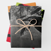 ハロウィーンラッピング紙フラットシートセット3 ラッピングペーパーシート (インサイチュ)