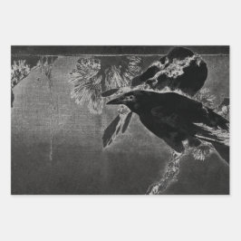 ハロウィーンラッピング紙フラットシートセット3 ラッピングペーパーシート