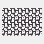 ハロウィーンラッピング紙フラットシートセット3 ラッピングペーパーシート (正面3)