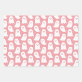 ハロウィーンラッピング紙フラットシートセット3 ラッピングペーパーシート (正面)