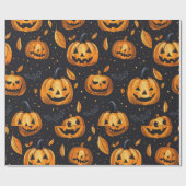 ハロウィーンラッピング紙不気味 – かわいい幽霊 ラッピングペーパー (フラット)