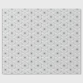 ハロウィーンラッピング紙 – スパイダーウェブ ラッピングペーパー (フラット)