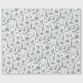 ハロウィーンラッピング紙 ラッピングペーパー (フラット)