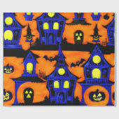 ハロウィーンラッピング紙 ラッピングペーパー (フラット)