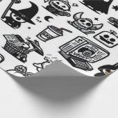 ハロウィーンラッピング紙 ラッピングペーパー (角)