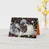 ハロウィーンラティ – カード (黄色い花)