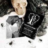 ハロウィーンラブアットファースト右パーツブライダルシャワー 招待状