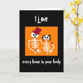 ハロウィーンラブカード カード (黄色い花)