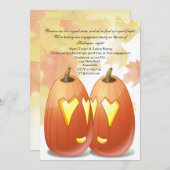 ハロウィーンラブパーティの招待状 招待状 (正面/裏面)