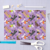 ハロウィーンラブラドールティッシュペーパー 薄葉紙 (クラフト)