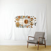 ハロウィーンラブラドールレトリエバーフラワー タペストリー (インサイチュ(横))