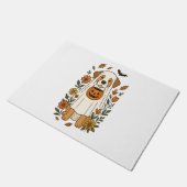 ハロウィーンラブラドールレトリエバーフラワー ドアマット (アングル)