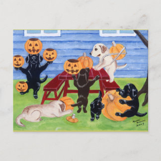ハロウィーンラブラドール! ポストカード