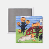 ハロウィーンラブラドール! マグネット (正面/裏面)