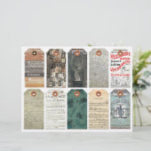 ハロウィーンラベルクリップアートシートダークアカデミア (スタンド正面)