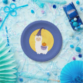 ハロウィーンラマパーティー ペーパープレート (パーティー)