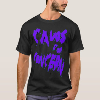 ハロウィーンラヴェンスCawsの懸念おもしろいプンパープルQ Tシャツ