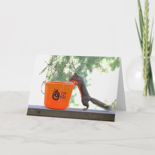 ハロウィーンリス カード (正面)