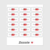 ハロウィーンリップグロス包装ロゴブランディング シール (シート)